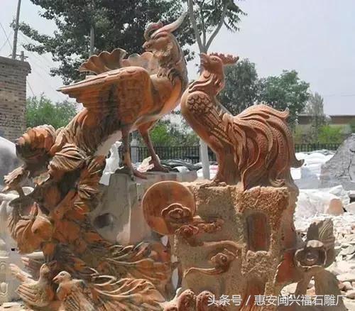 带你涨姿势啦！石雕凤凰所代表的美好寓意和相关典故