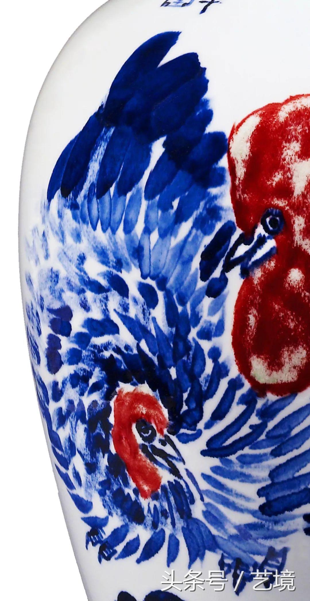 古涧一枝梅原文,梅兰竹菊手绘釉上彩瓷板画