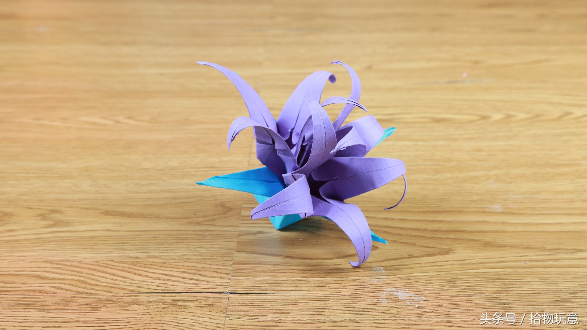 如何折绿色花束教程简单,只需要几步就能折出漂亮的花束