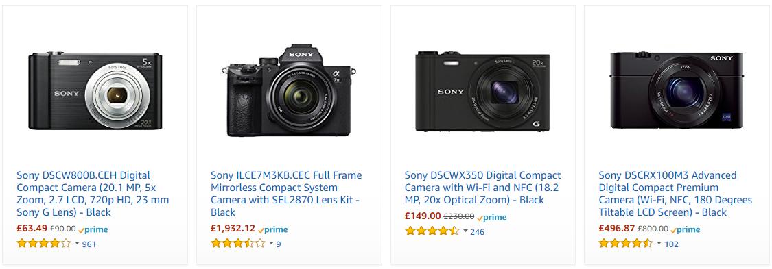 英国相机销量排行榜,英国最受欢迎的相机