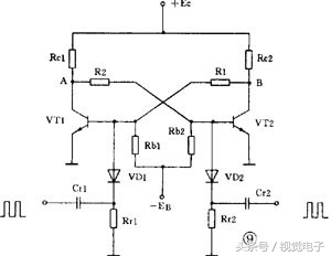 震荡电路如何形成波形,脉冲振荡电路图讲解