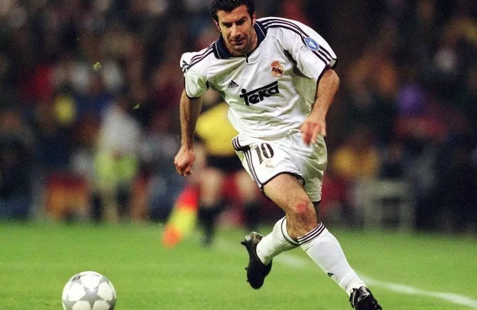 足球欧冠四强赛,葡萄牙足球先生路易斯菲戈集锦