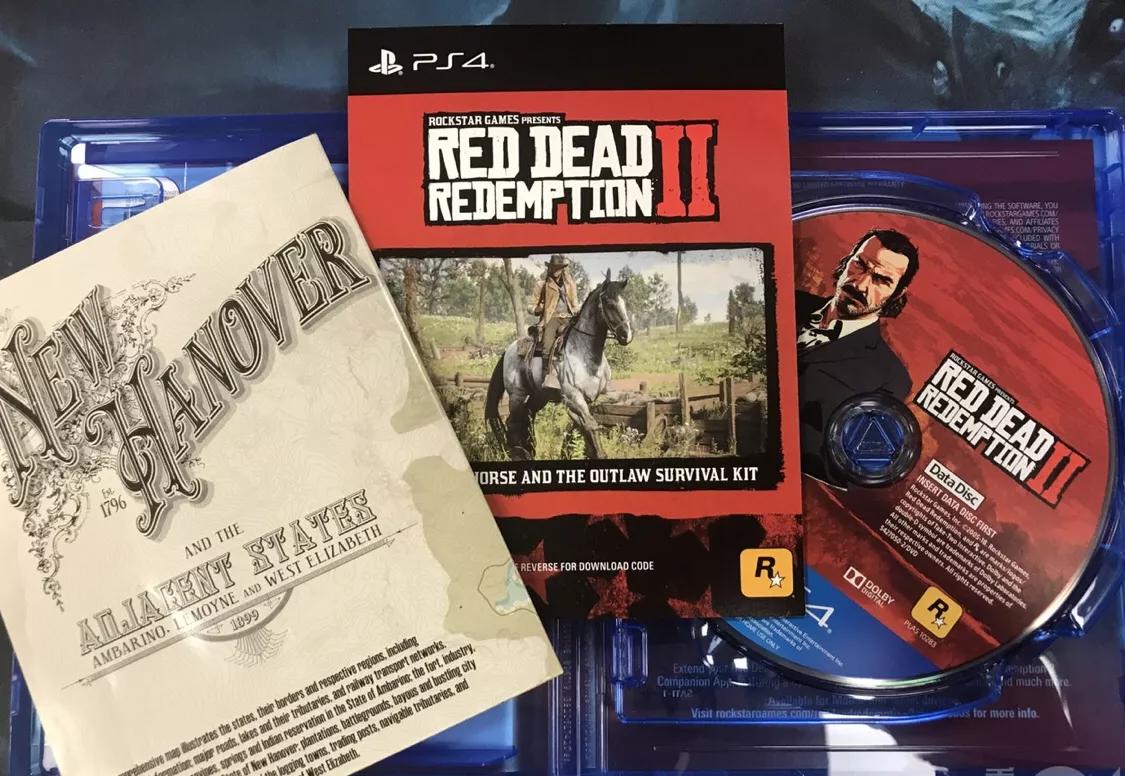 荒野大镖客2ps4,大镖客2实体盘