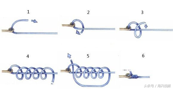 鱼钩的各种绑法图解大全,鱼钩浮漂的绑法图解大全