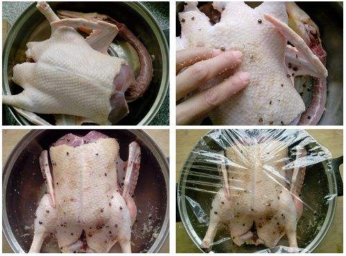 盐水鸭制作全过程和配方,咸香盐水鸭