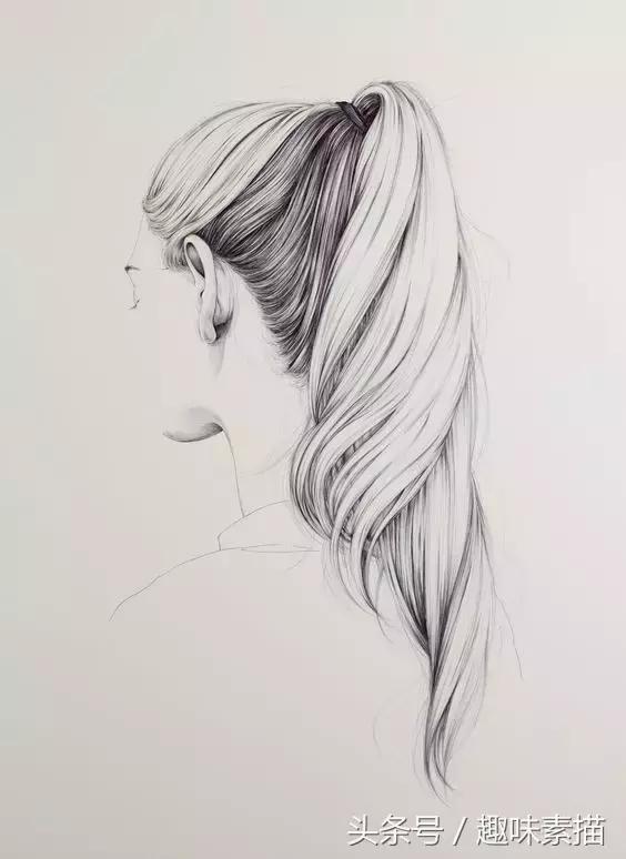 几招教你画头发,一分钟教你画头发