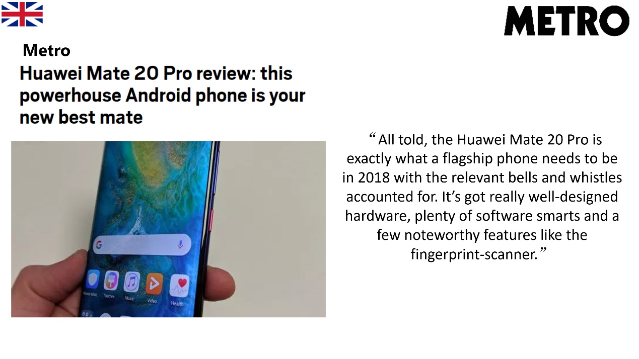 外媒热议华为,最新华为mate20带来的消息