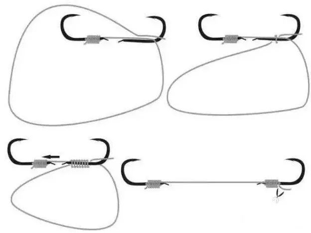 鱼线打结方法无结线组,路亚如何防止线组打结