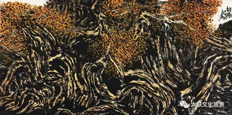 北派山水名家邀请展,荆山楚水山水作品欣赏