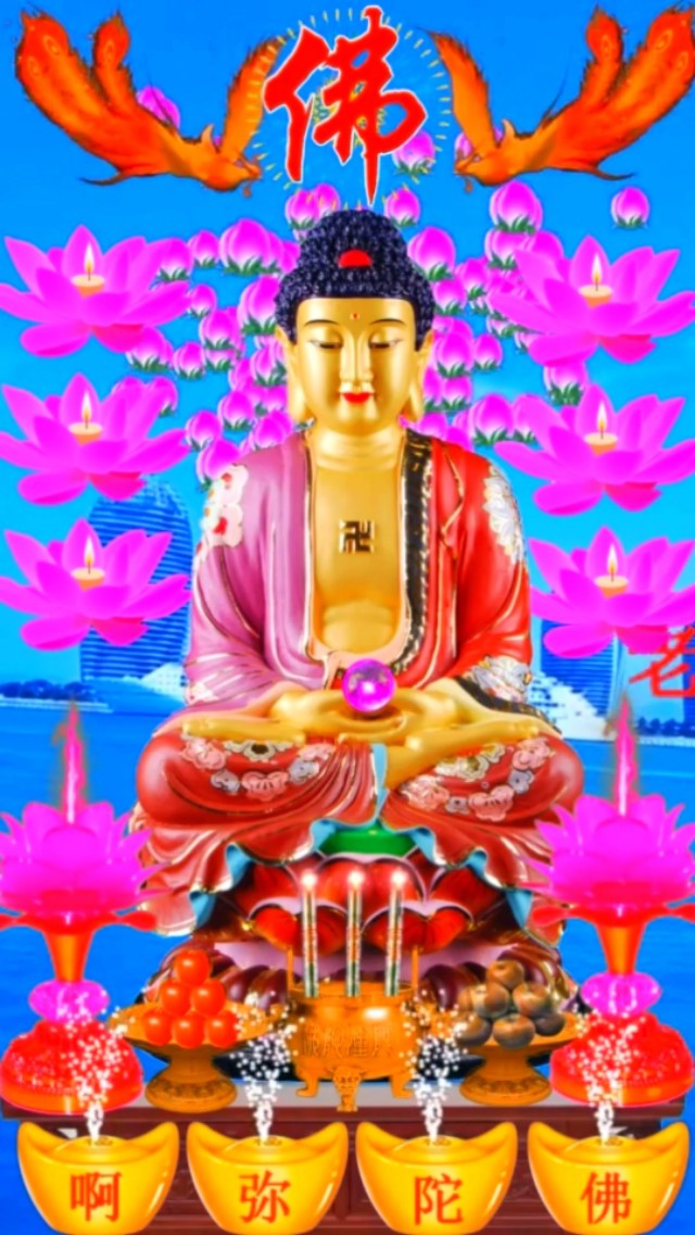 苹果8壁纸佛祖保佑,手机壁纸佛祖保佑运气