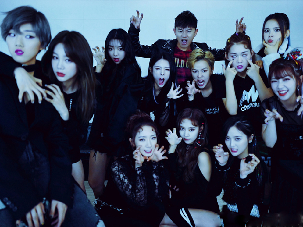 火箭少女暗黑造型,火箭少女变装