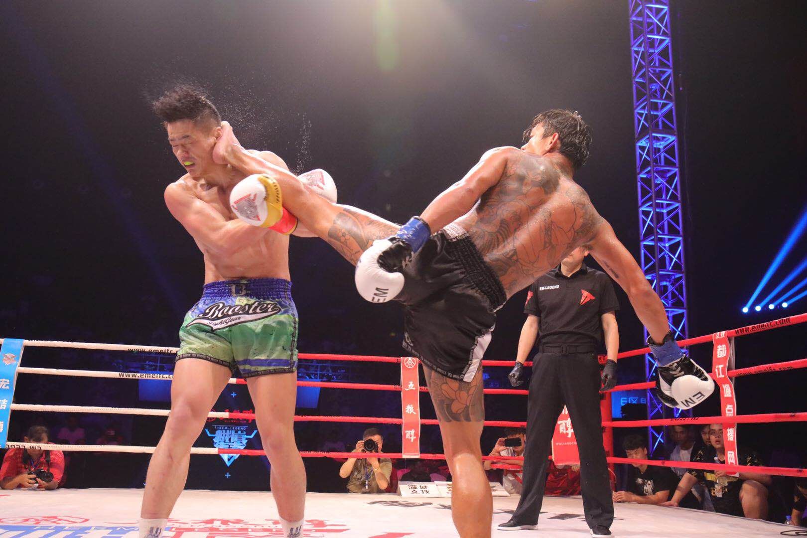 中国泰拳第一人韩飞龙,蒲东东vs韩飞龙