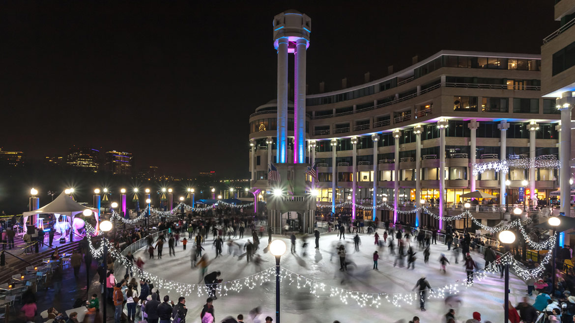 凛冬冰雪季 看美国首都地区的大人小孩玩什么