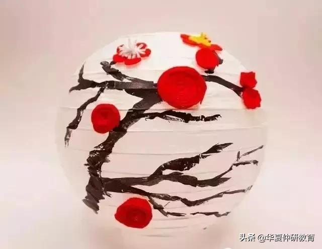 幼儿园元旦手工制作：鞭炮灯笼卡纸舞龙