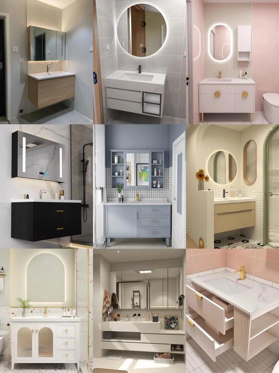 卫生间装修不能错过的浴室柜,小的卫生间如何选浴室柜