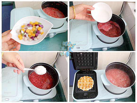 醪糟芋圆饮品,芋圆醪糟