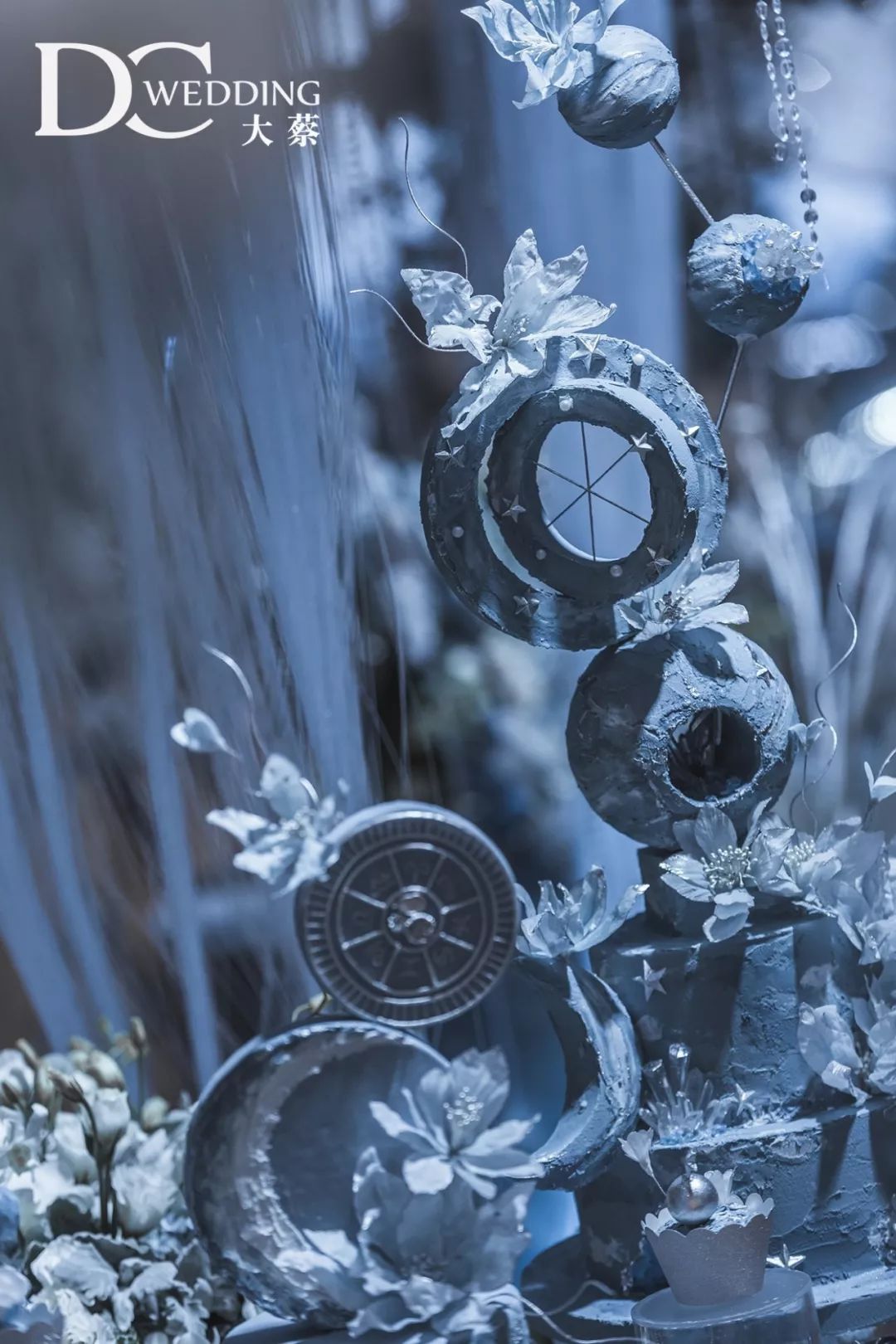 婚礼梦幻星空风格,韩式星空主题婚礼元素设计