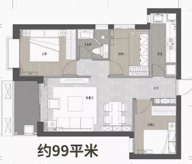 最便宜的万科房源报价,万科金域东郡三居楼盘