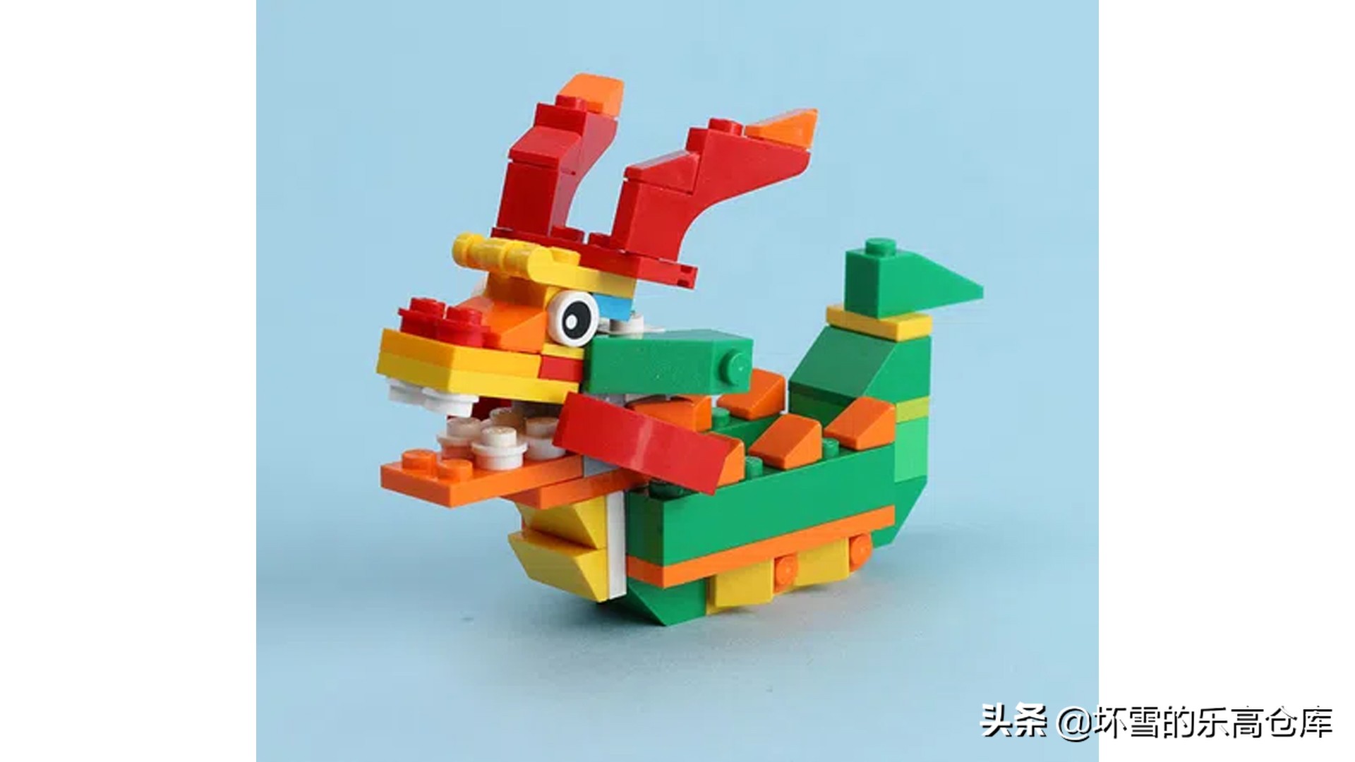 虎年乐高大颗粒春节主题作品,春节乐高积木