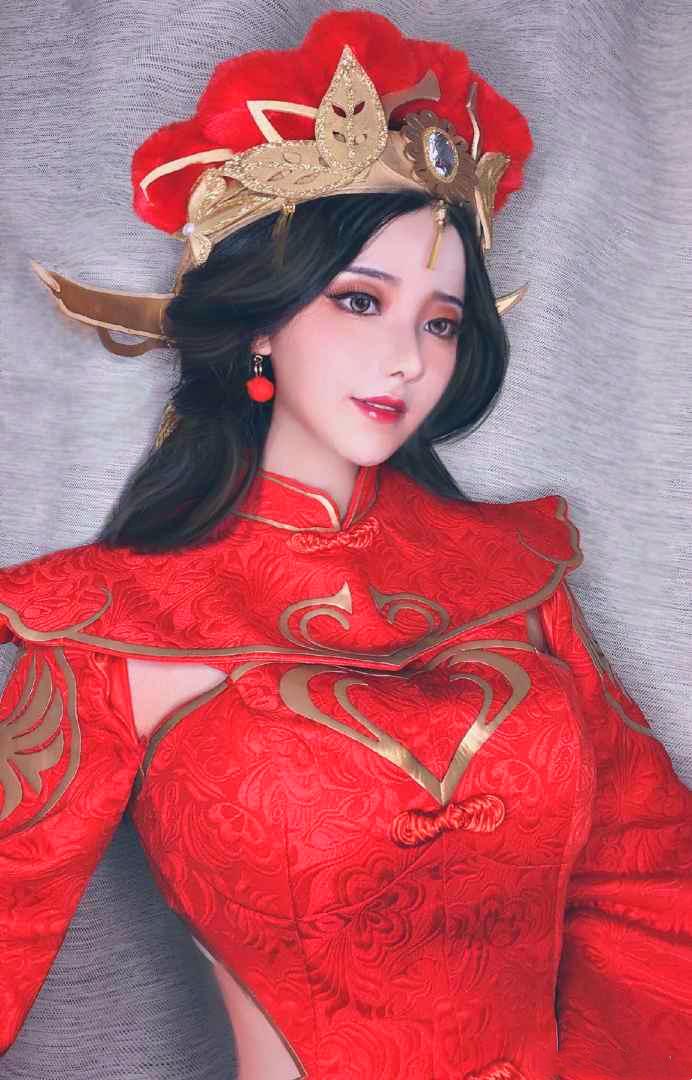 王者cos露娜一生所爱,露娜cos一生所爱奶茶妹