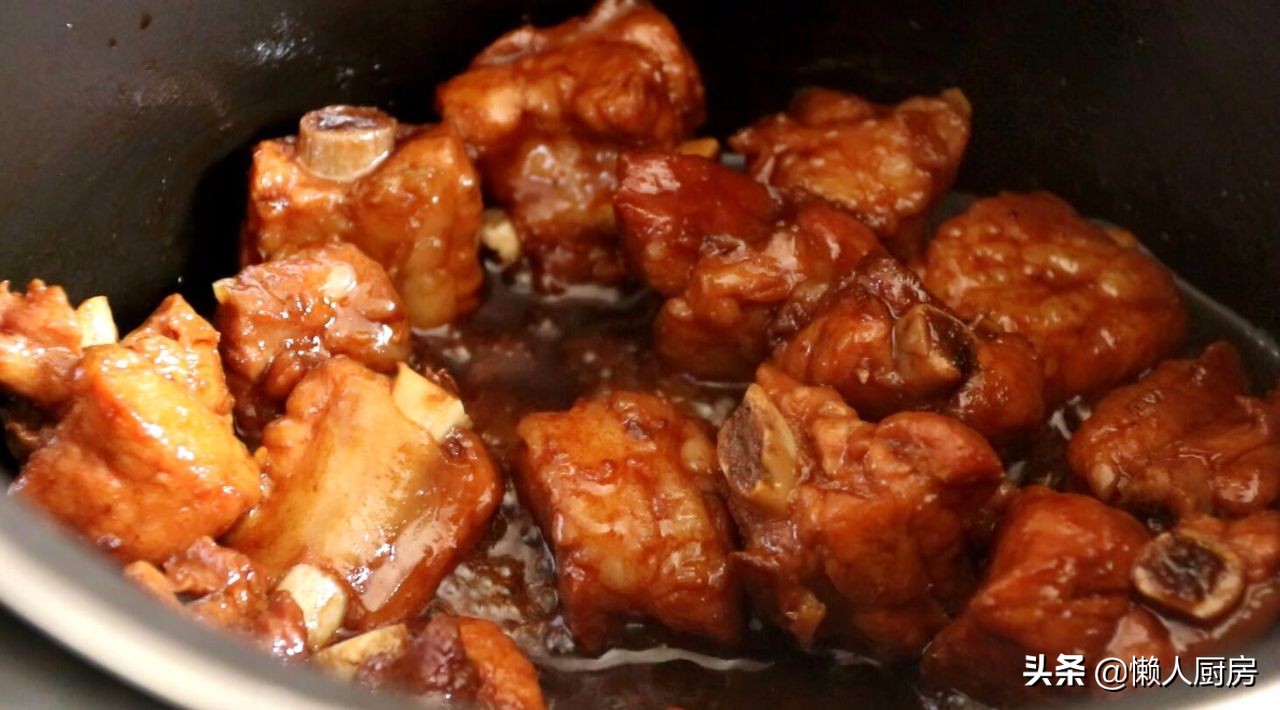 电饭锅糖醋排骨的家常做法,不用油糖醋排骨的做法步骤