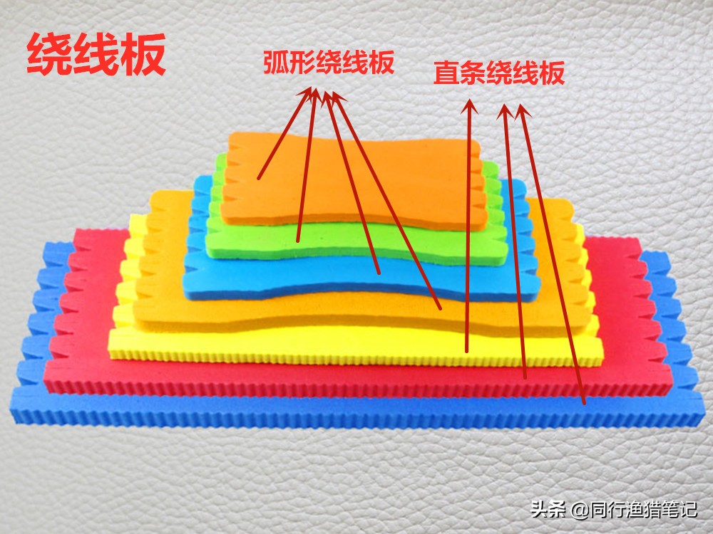 绕线板快速收线器,绕线圈收纳鱼线
