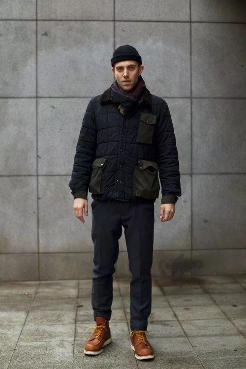 男士工装靴秋冬款,秋冬男士百搭时装靴