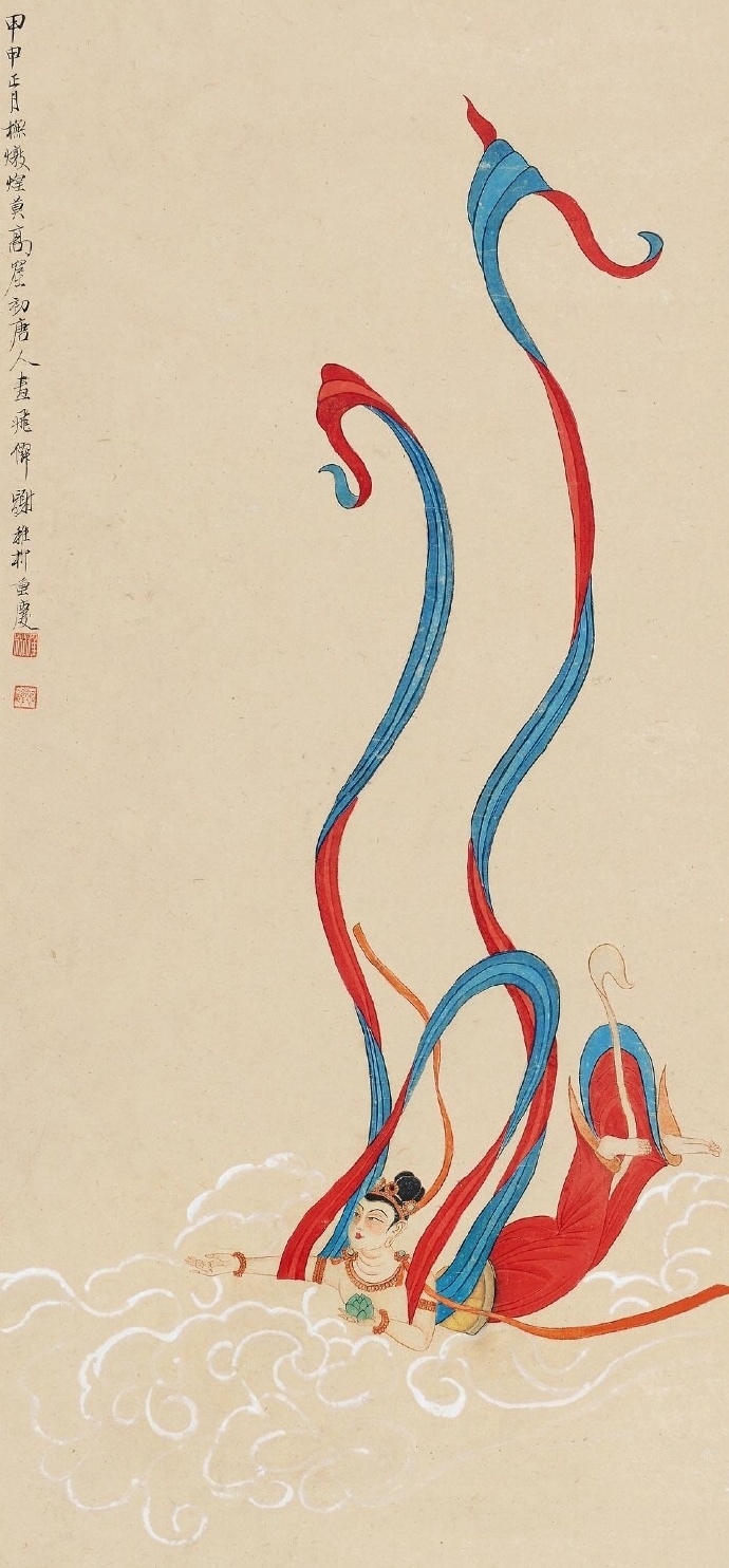 张大千的画高清图片大全,张大千的精品