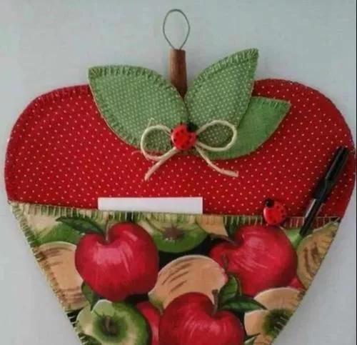 自制收纳小布筐超好看,碎布做有盖子的收纳筐