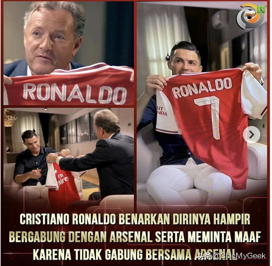 c罗谈年轻艰苦,c罗感谢曾经帮过他的麦当劳员工