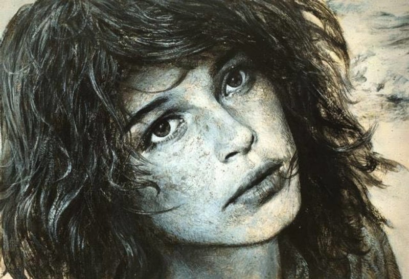 何多苓连环画雪雁,何多苓的经典创作雪雁