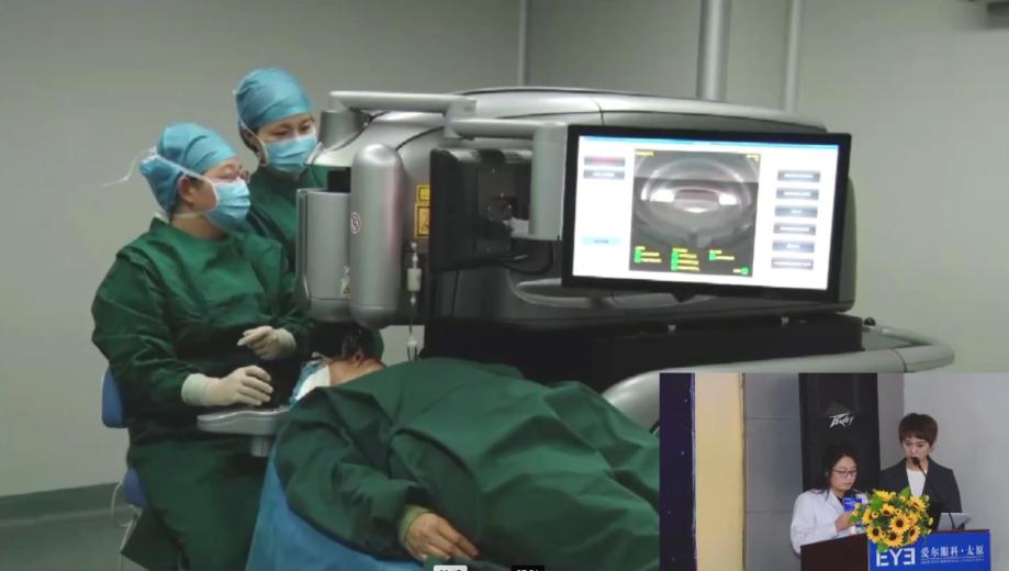 手术搬上大荧幕10分钟告别老花眼