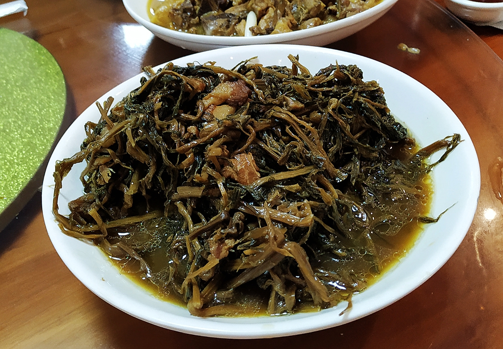 三门花桥镇红旗农家乐园午餐~非常有特色的一桌农家菜