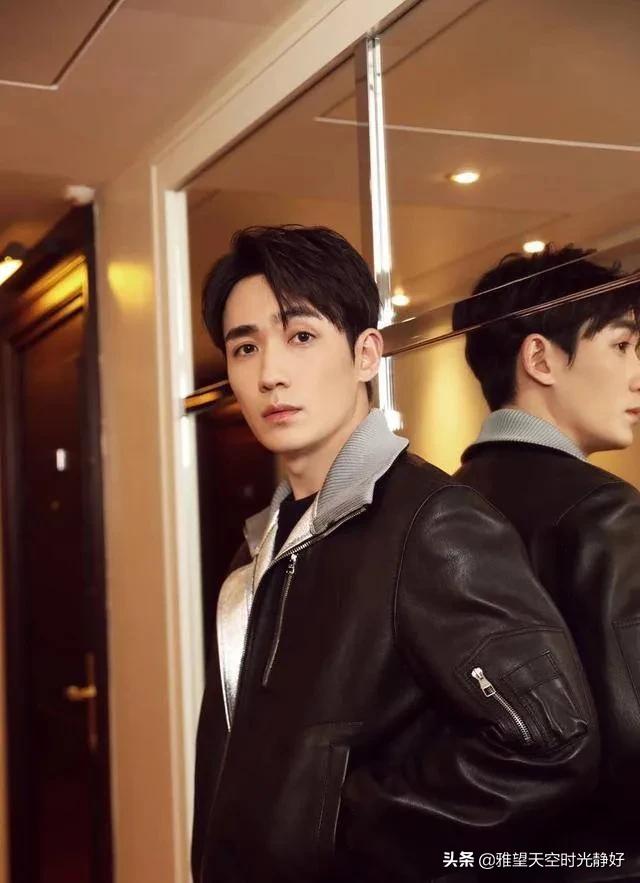 秋冬男星皮衣穿搭,男明星皮衣外套搭配