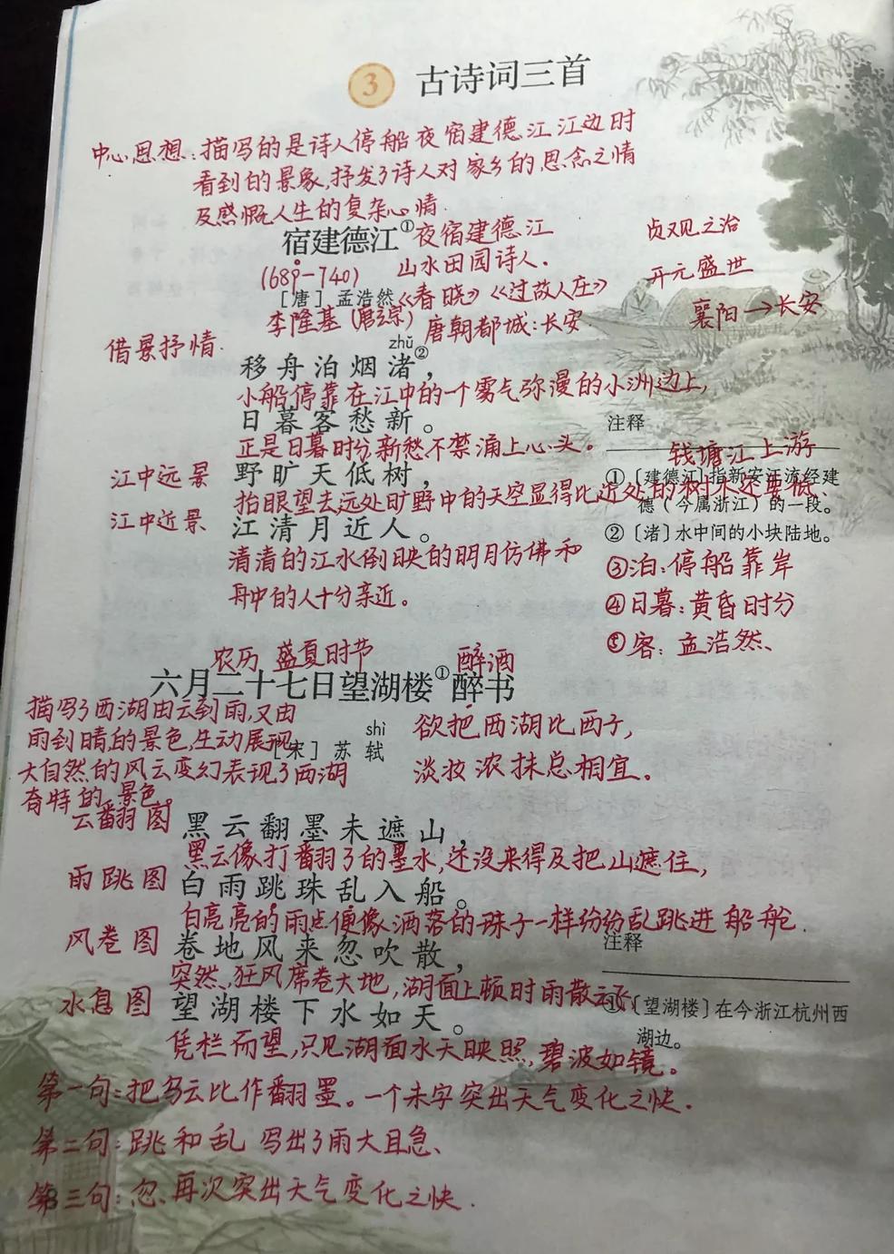 六年级上册第6单元语文园地笔记,六年级上册语文第一课堂笔记