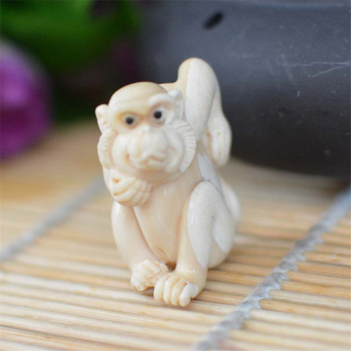 耗时3年才完成的猛犸牙雕作品,猛犸牙雕彩刻