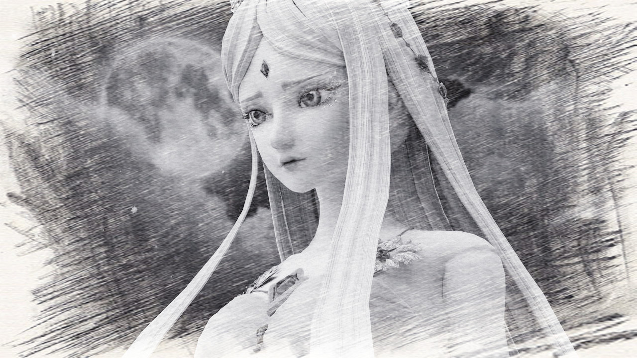 画叶罗丽仙子真人素描王默,叶罗丽中的王默怎么画素描