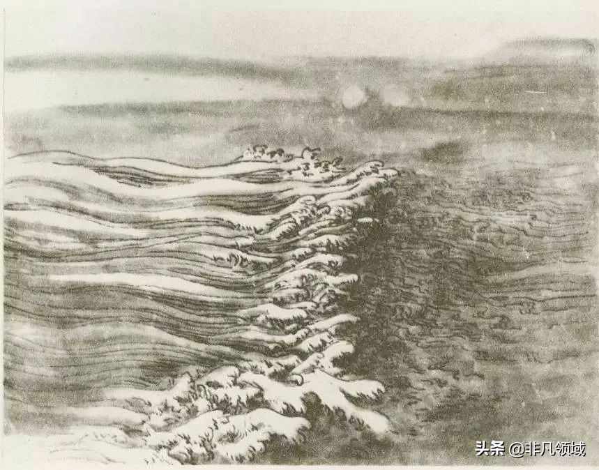 如何画水墨画初学者,中国画技法入门怎么画青绿山水