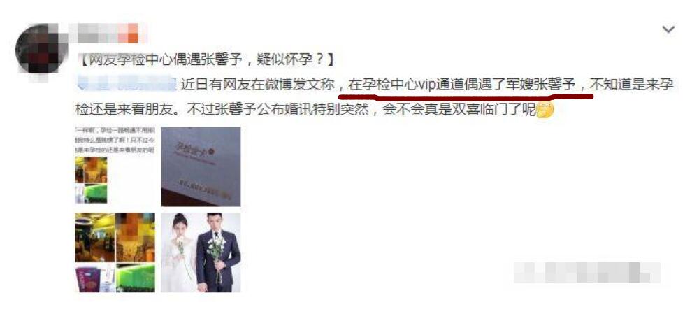 张馨予回应生孩子了吗,张馨予预产期是什么时候