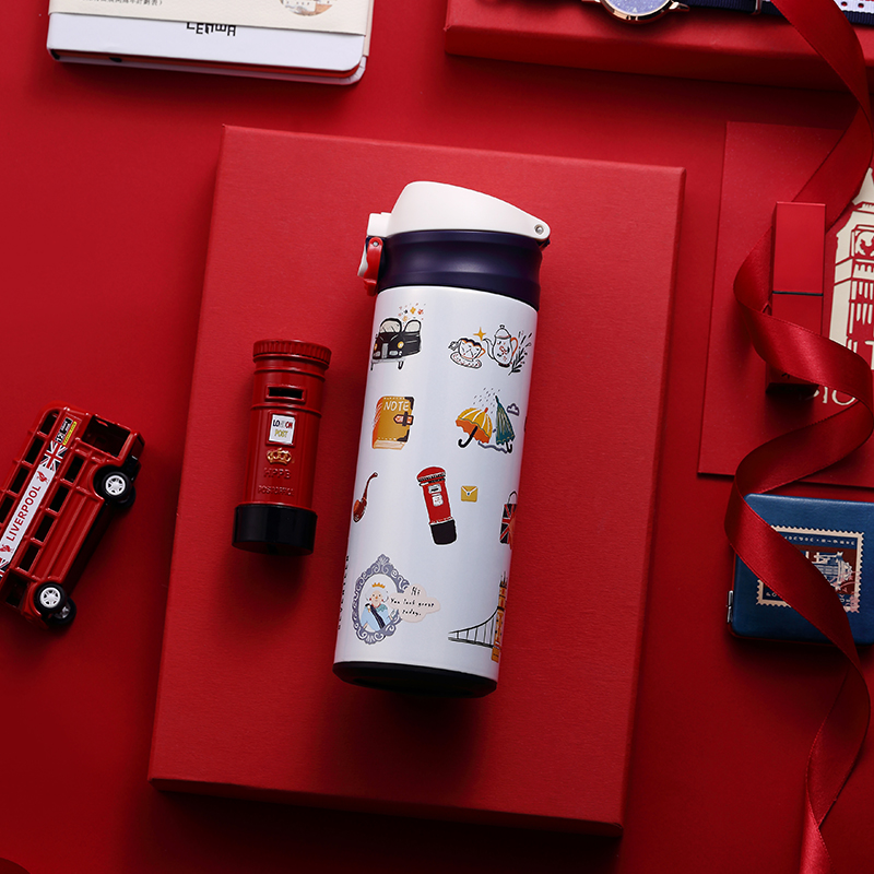 保温杯的科技感,英伦风保温杯