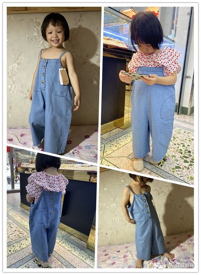 好看又好潮的牛仔背带裤,靓仔裤儿童