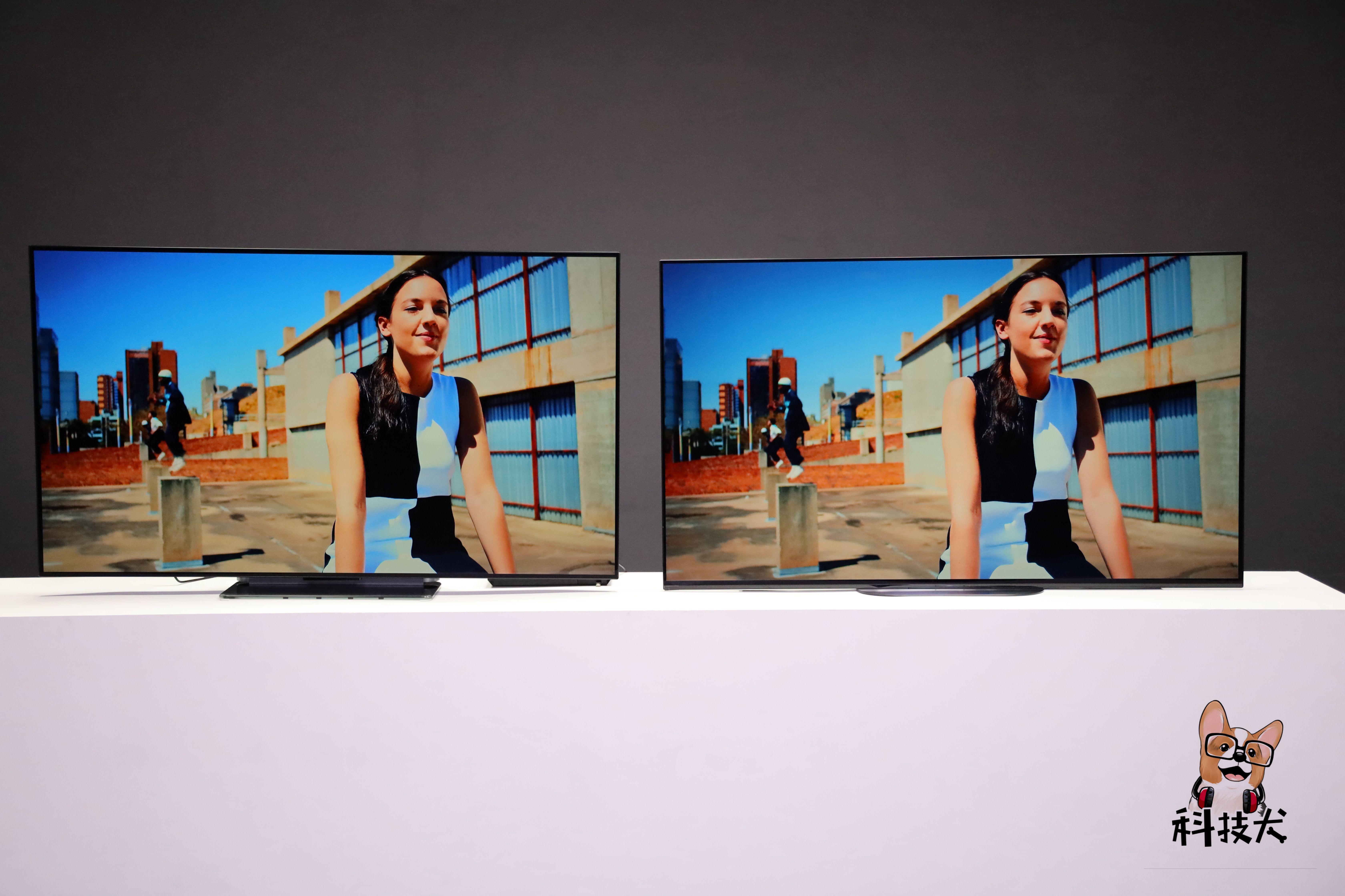 小米电视65寸oled对比索尼a8h,小米电视大师对比索尼a95