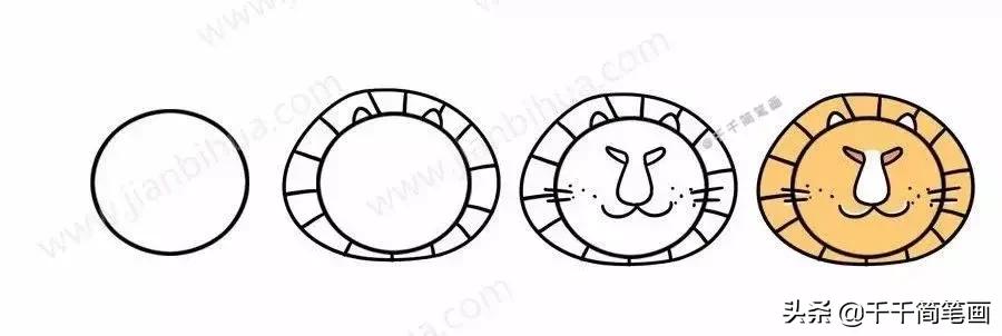 各种小动物头像简笔画图片,简笔画小动物情侣头像