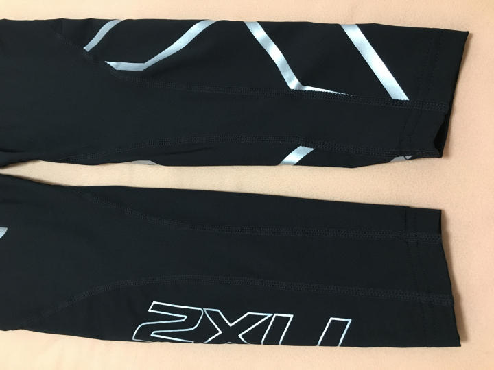 跑步压缩裤2xu燃烧系列,跑步高弹压缩裤半截