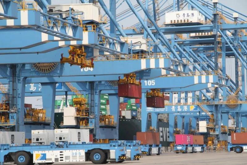 青岛港货物吞吐量突破7亿吨,2009年青岛港集装箱吞吐量