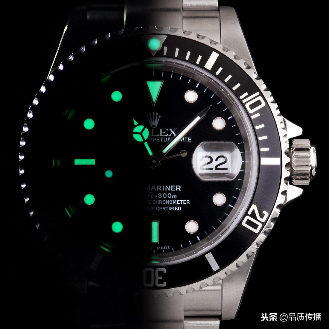 古董不防水拍摄容易,现代机芯防水密封一样很美,劳力士美奈华