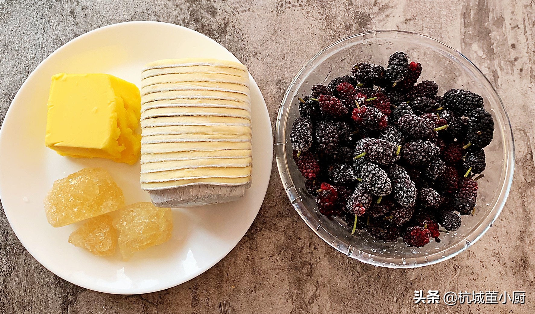 桑葚派蛋挞皮,美味的桑葚蛋挞