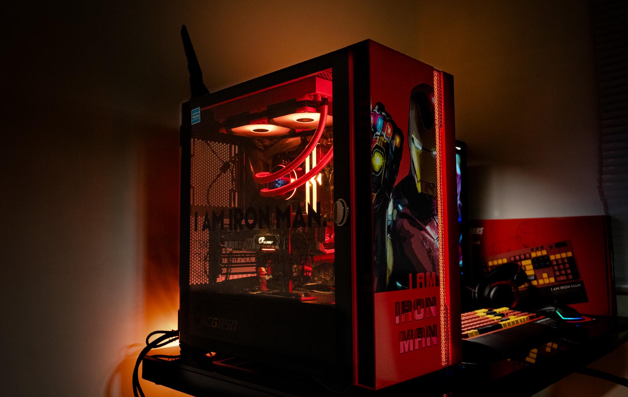 一代漫威英雄谢幕的缅怀，钢铁侠主题桌面SHOW