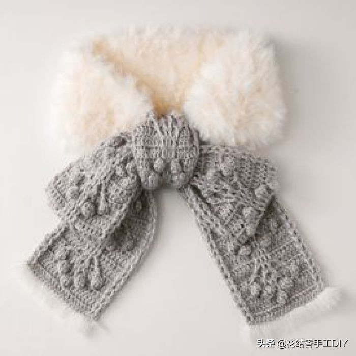 毛线编织围脖花样教程,毛线套头围脖编织教程