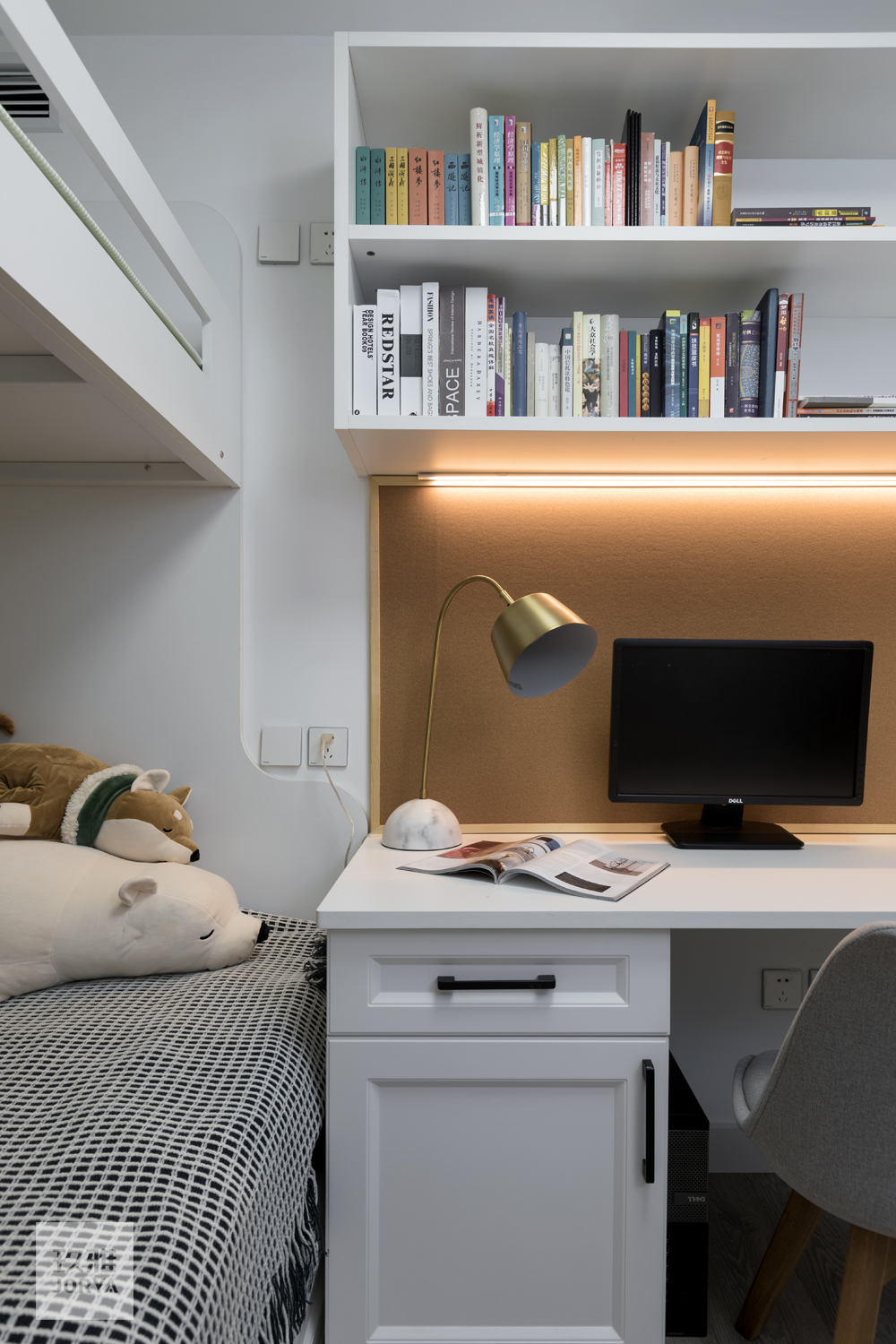 门厅改多功能房间,鞋柜旁开放式厨房怎么设计